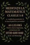 Meditatii matematica gimnaziu si  pregatire pt evaluarea nationala