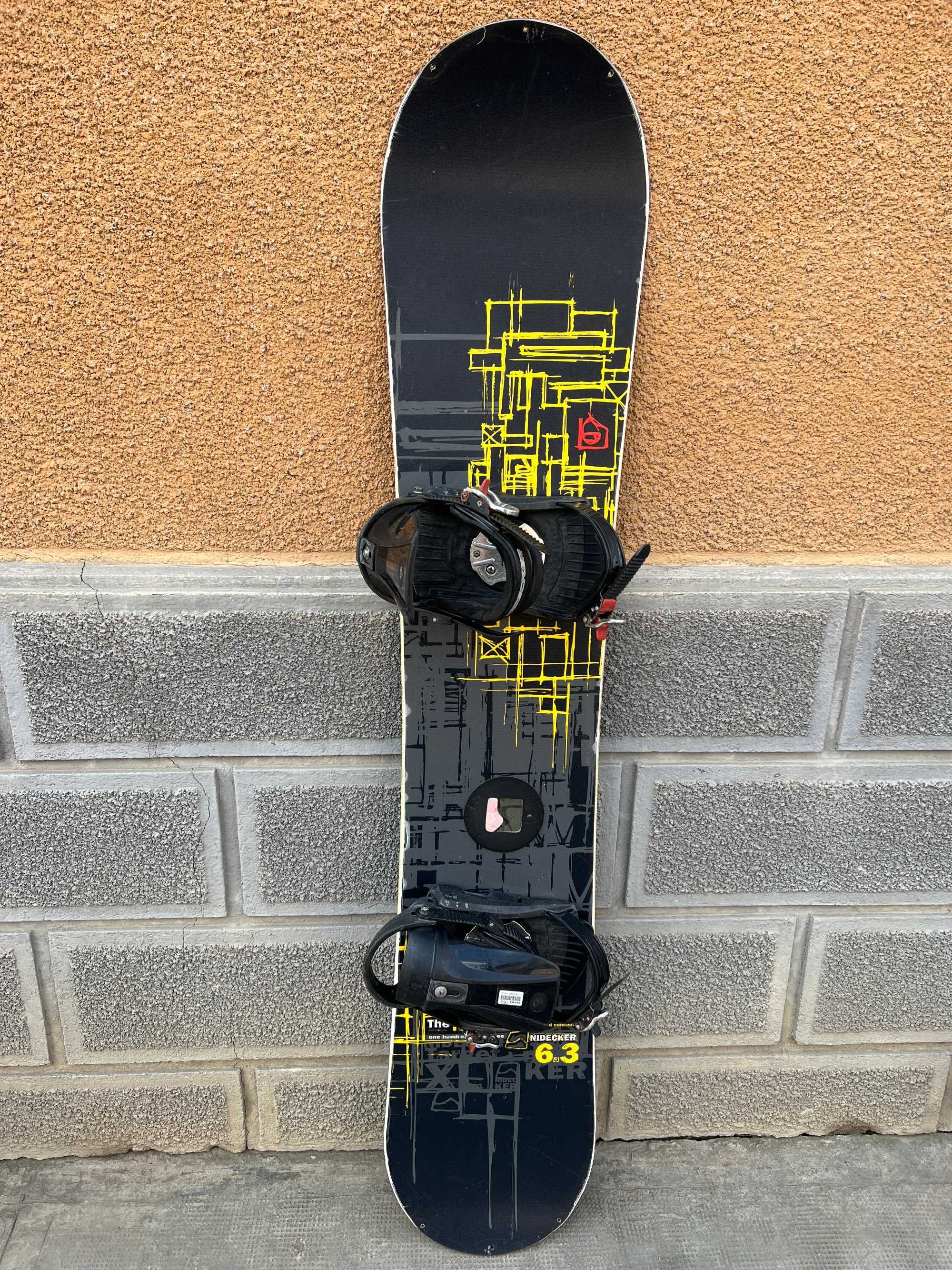 placa snowboard nidecker L163