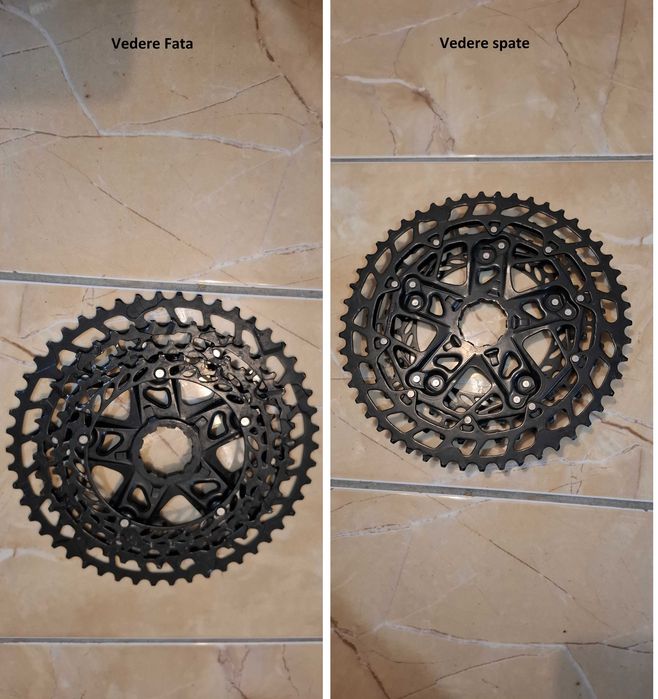 Maneta schimbator spate Sram NX + pinioane Sram Eagle 10-50T, 12viteze