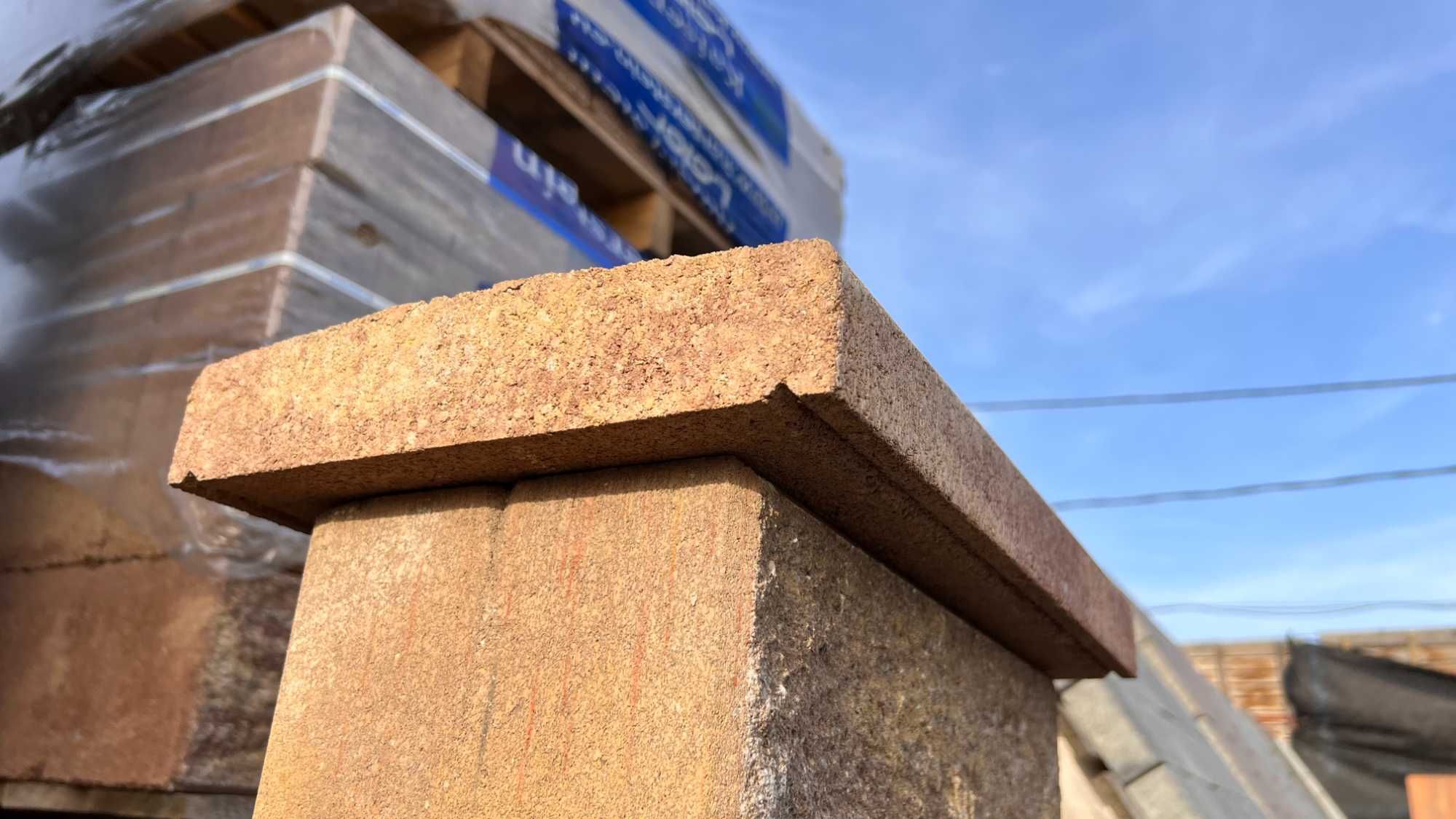 Gard Finisat ASPECT PIATRA Splitat din Boltari Finisati "SEPIA"