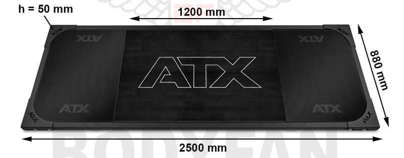 Платформа за Мъртва Тяга ATX® Deadlift 250 x 88 cm / ATX-DLPF-II-B