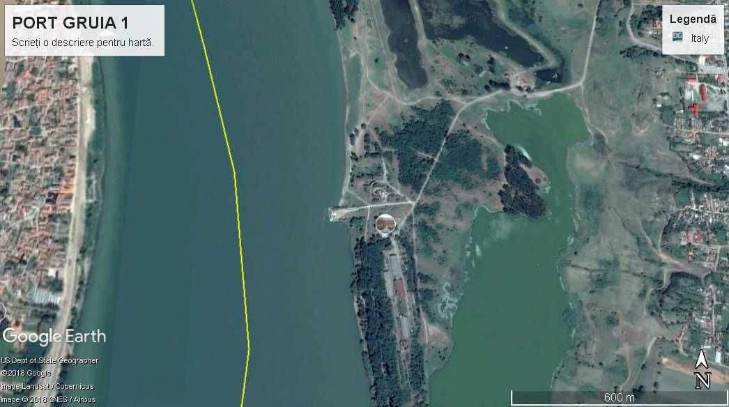 Port Comercial Dunare, Gruia, Jud.Mehedinti, 40km de port Calafat