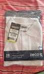 Tricou polo alb 7-8 ani nou