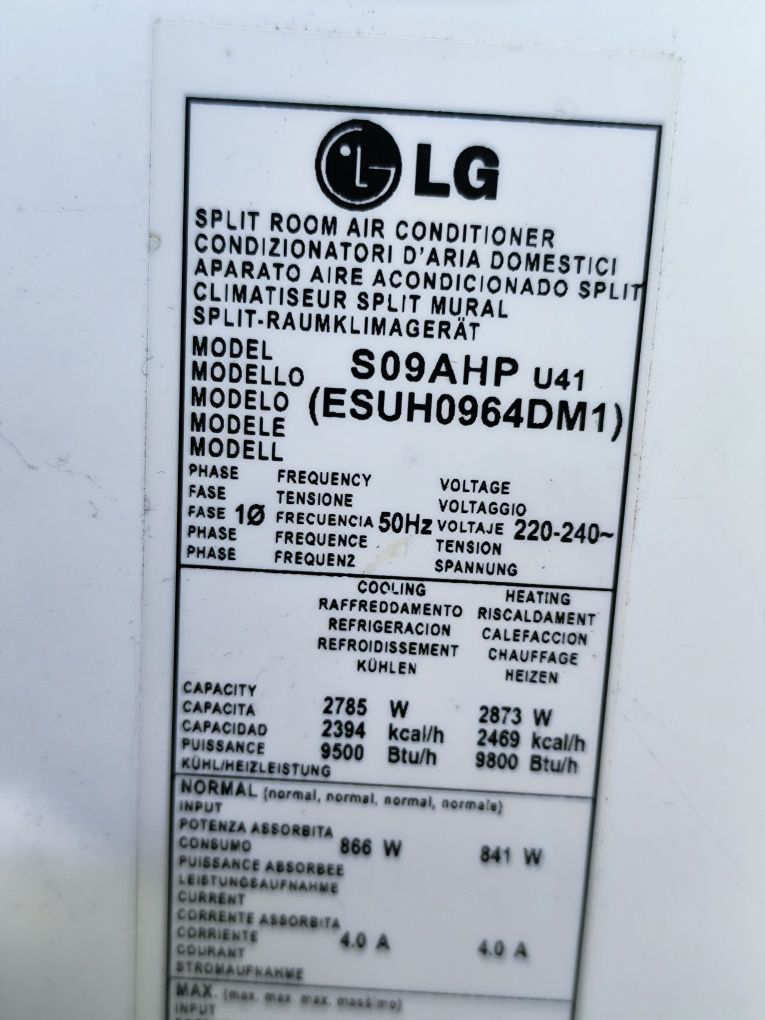 Климатик lG - S09AHP