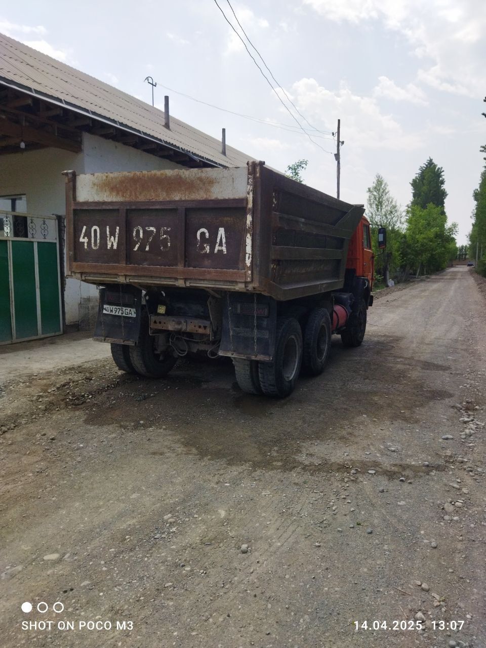 КАМАЗ  5511 в рабочем состоянии