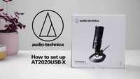 Микрофон для потоковой передачи Audio Technica AT2020USB-X