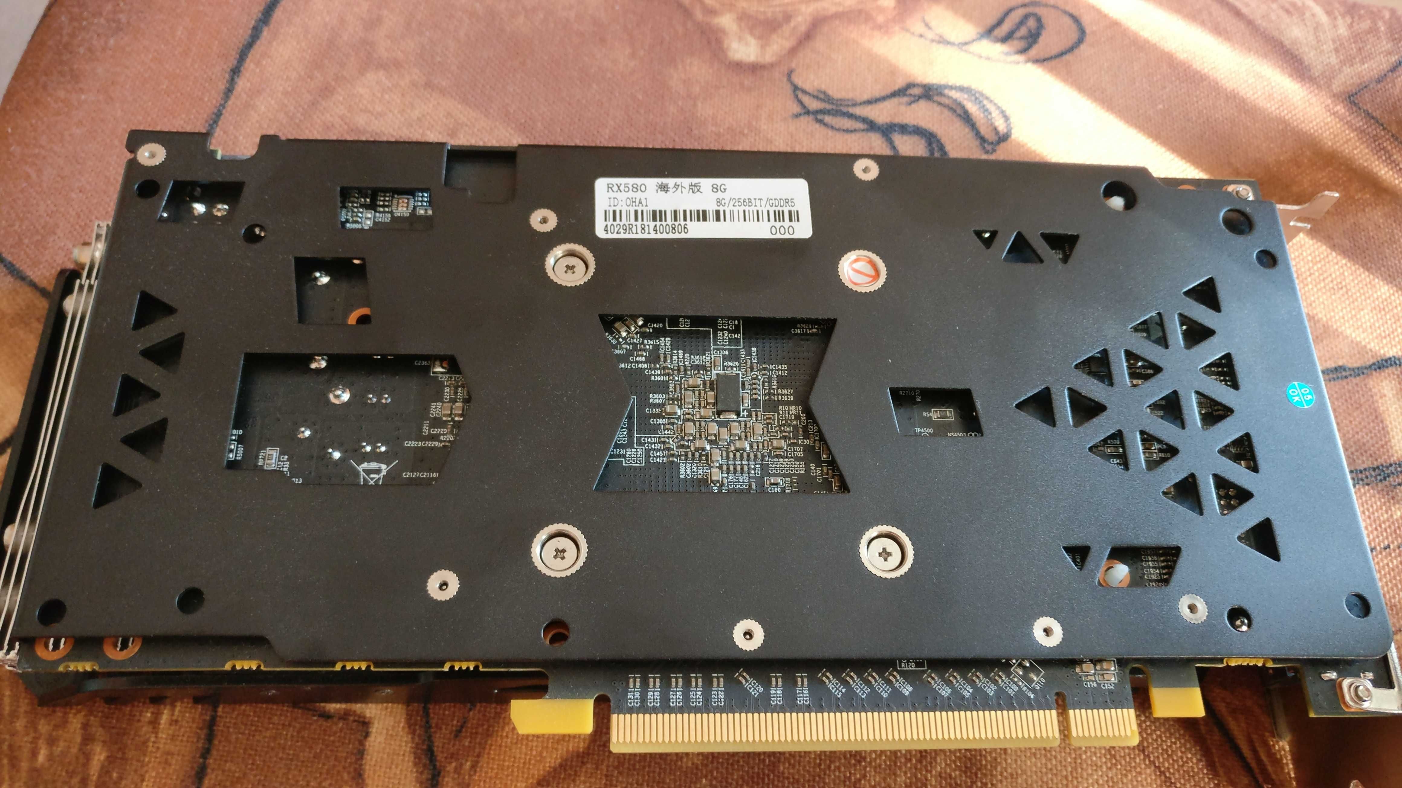 Геймърска видеокарта AMD Radeon RX 580 8GB GDDR5