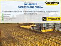 Închiriere cofraje DOKA/LANA – grinzi H20, popi metalici - Oradea