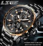 Луксозен, Спортен Мъжки часовник LIGE Elegant* Силует и Стил за 2025г.