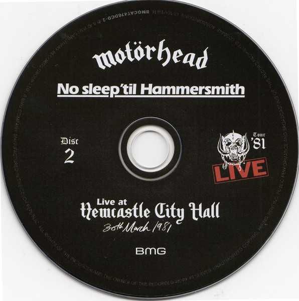 2xCD Motorhead - No Sleep 'Til Hammersmith 2021