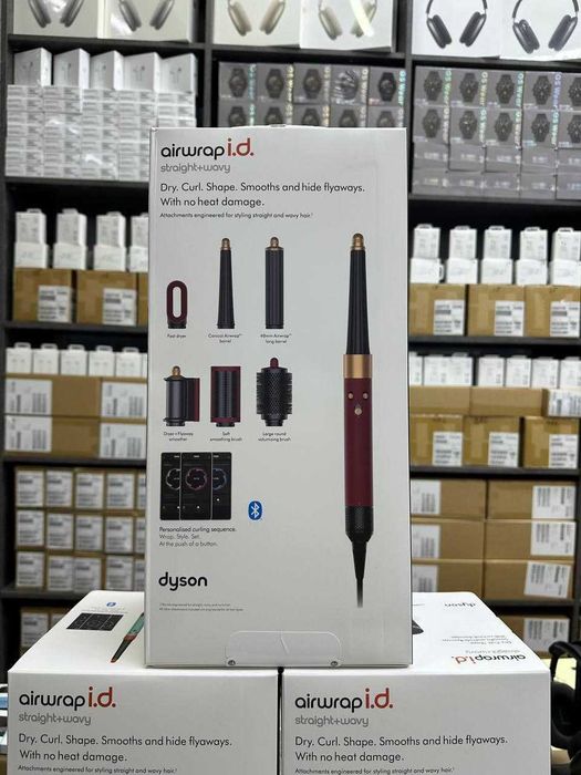 dyson фен с насадками через блютузь