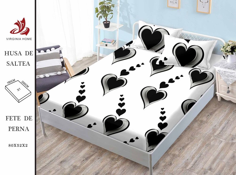 Set lenjerie cu husa de saltea PREMIUM