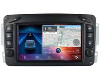 Мултимедия Двоен дин Mercedes C Class W203  Android C220 CLK Навигация