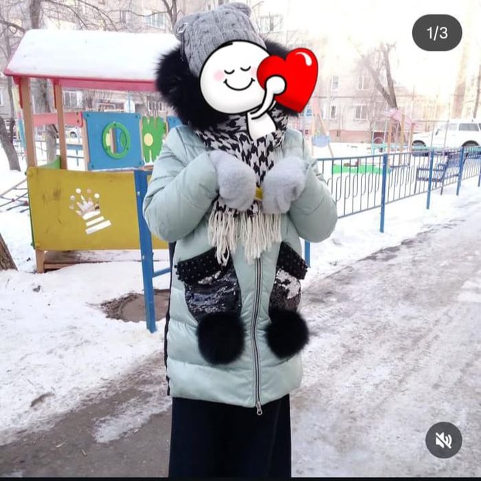 Пуховик на девочку