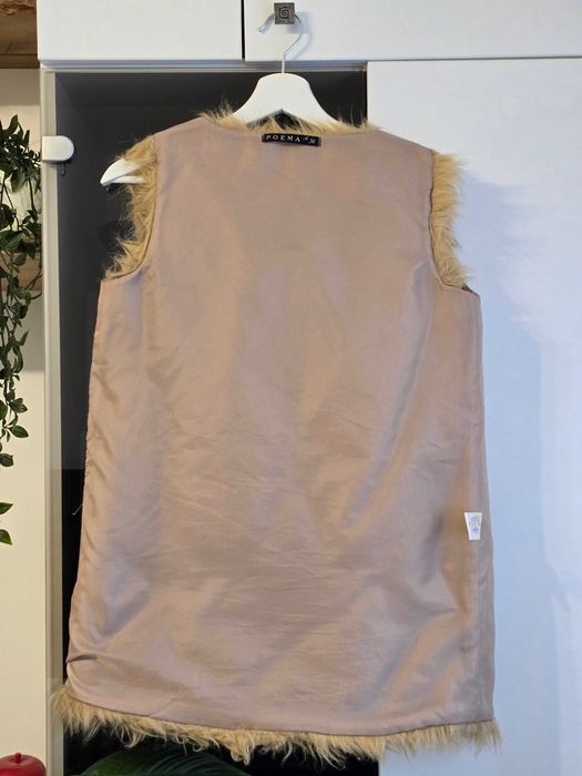 Vestă POEMA din blană ecologică