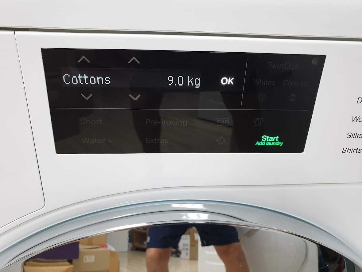 Miele - 9кг - Wi-Fi - TwinDos - Подсветка - Пералня Миеле 12м Гаранция