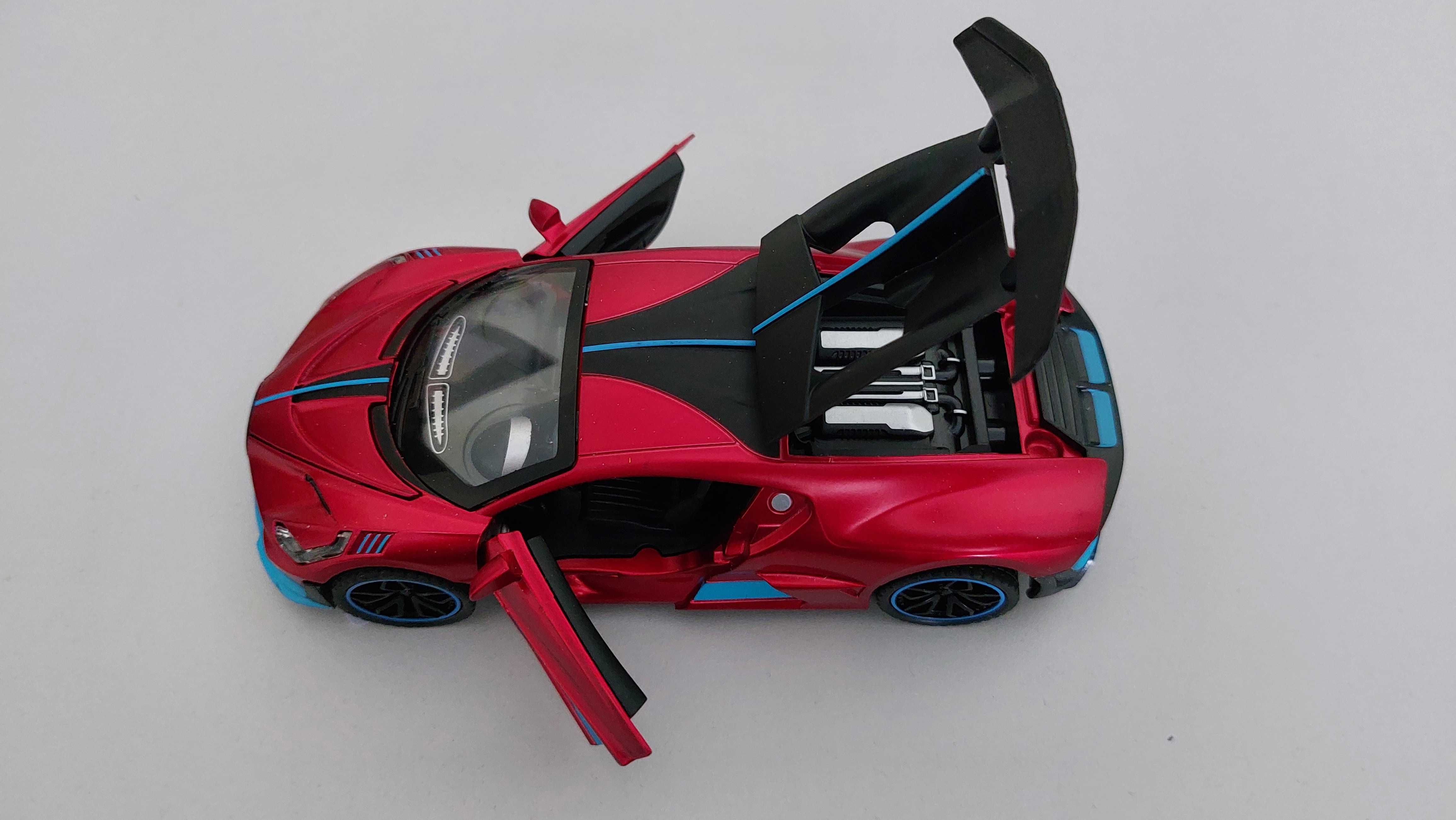 Метална играчка на кола Bugatti Divo 1/32 за деца над 3