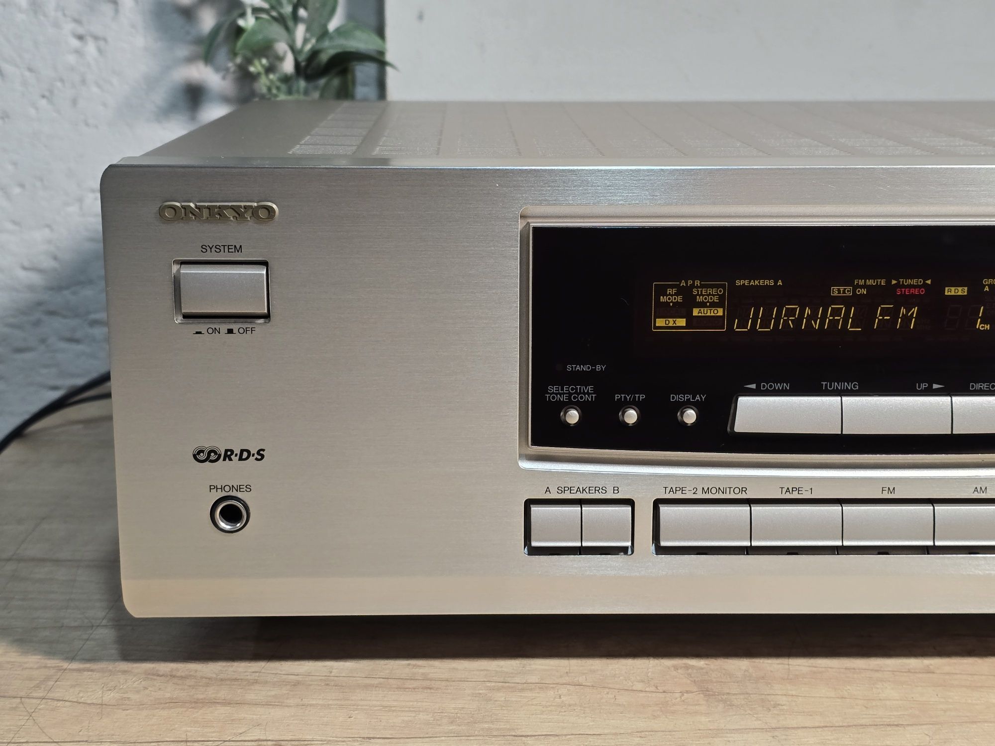 receiver ONKYO TX-8211, argintiu, hi-fi audio