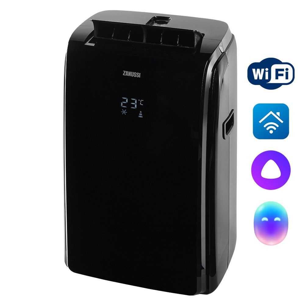 Мобильный кондиционер Zanussi ZACM-09/12 MS Black Massimo Solar