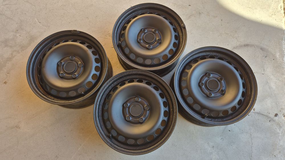 Set 4 jante tabla 15" 5x112 pentru VW, Skoda, Audi, Seat, Volkswagen
