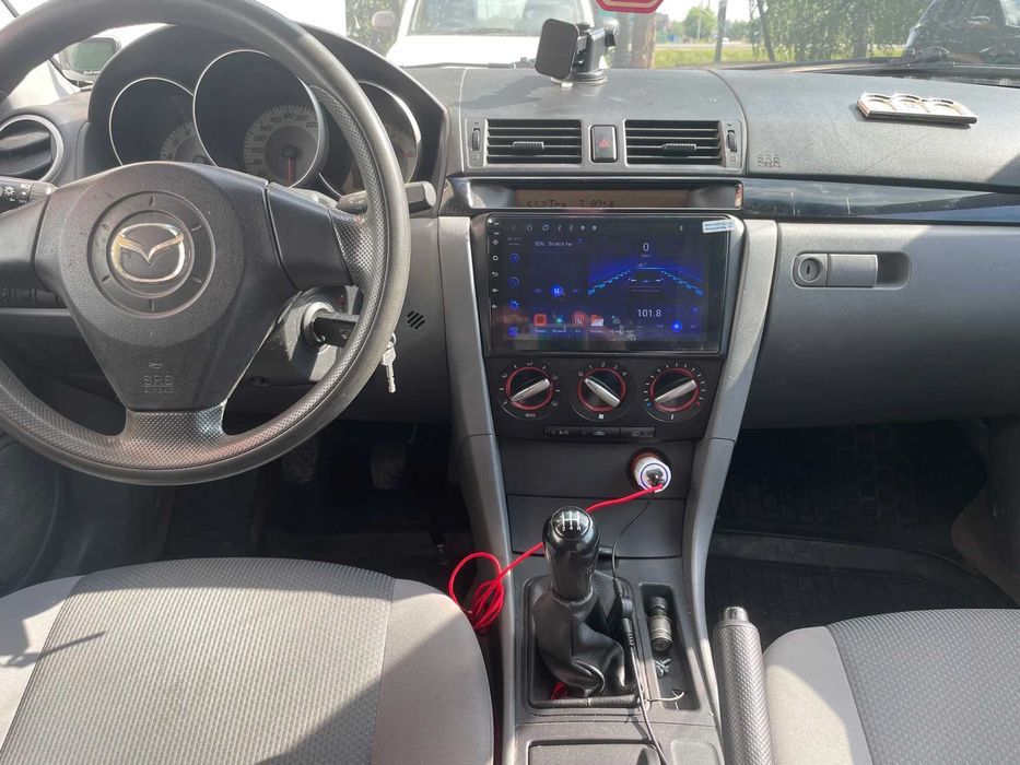 Navigatie Android 14 Dedicata Mazda 3 - QLed CarPlay Android Auto 4G