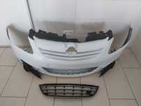 Pachet Bara Fata+Toate Grilele Opel Corsa D 2006-2011 (Z474-Alb) Full