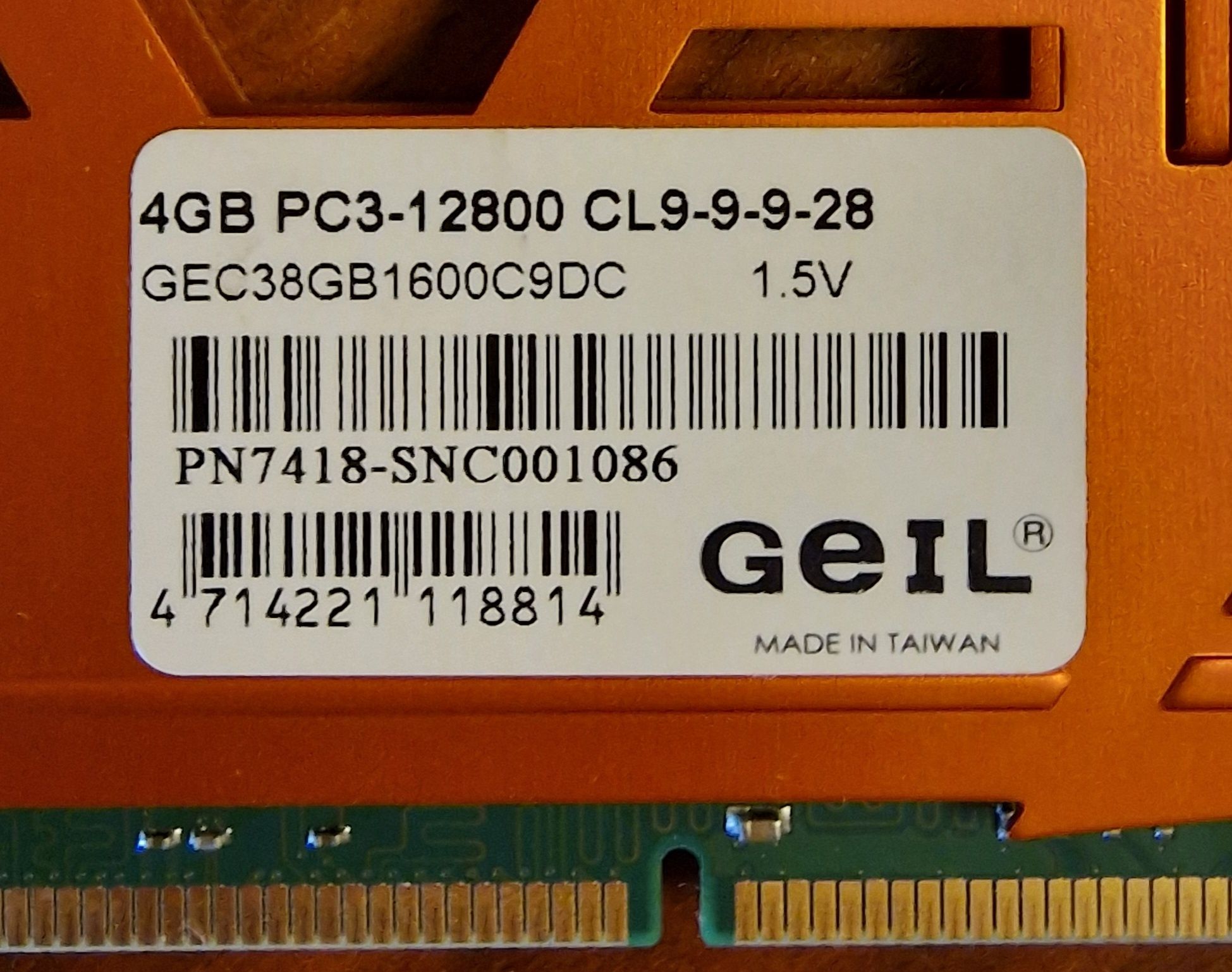 8GB DDR3 1600MHz 1866MHz