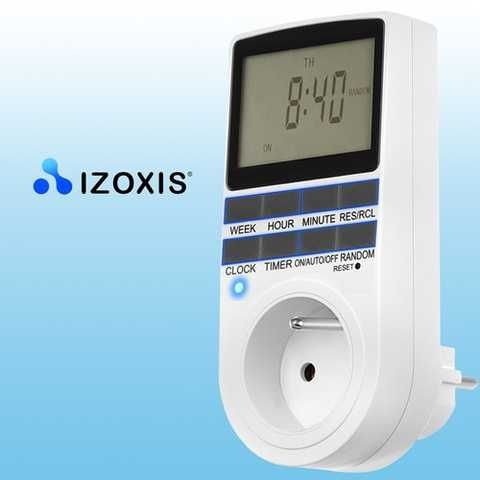 Дигитален седмичен таймер превключвател, Електронен контакт с таймер,
