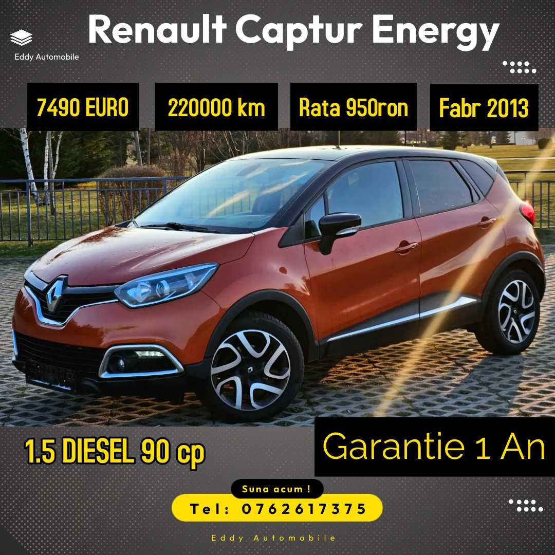 Garantie 12Luni Renault Captur 1.5 dci 2013 Rata 950ron Navi Clima