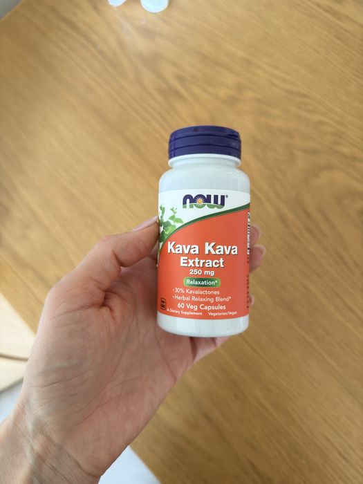 Kava Kava на Now хранителна добавка 60 броя, не е отваряна