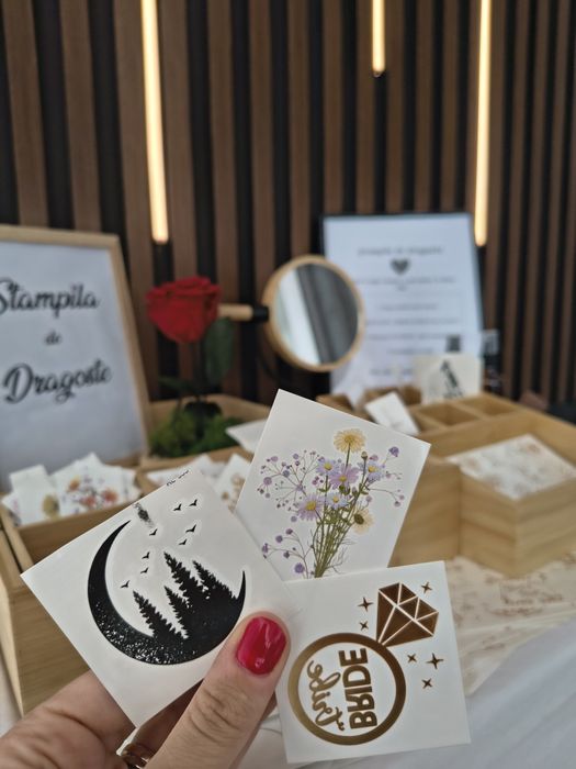 Tatuaje temporare pentru nunți și evenimente - Ștampila de Dragoste