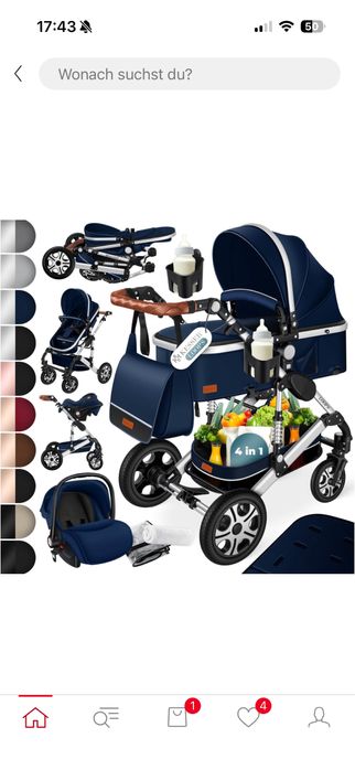 Carucior 3 in 1 nou. Desfacut pentru verificare