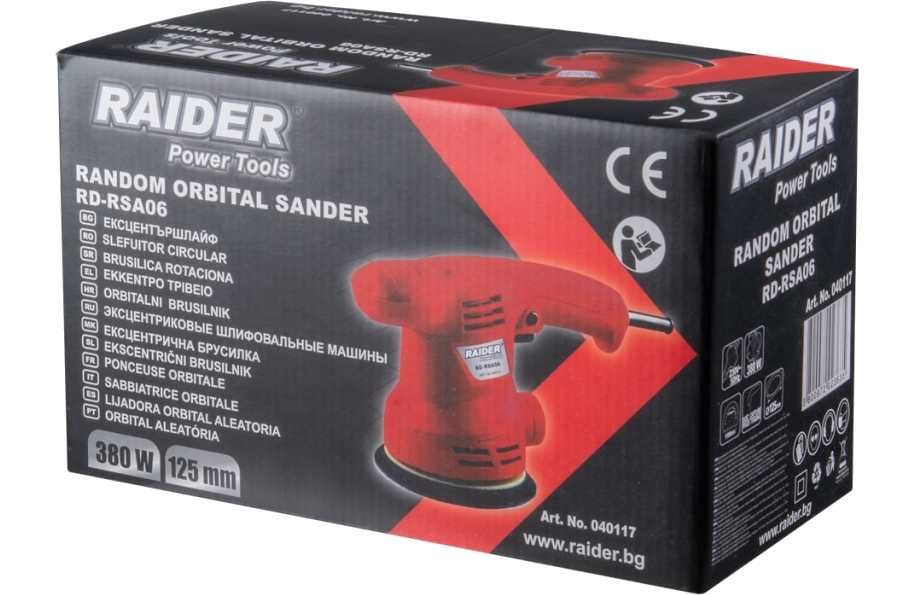 Ексцентършлайф Raider RD-RSA06, 380 W, 125mm, добро състояние