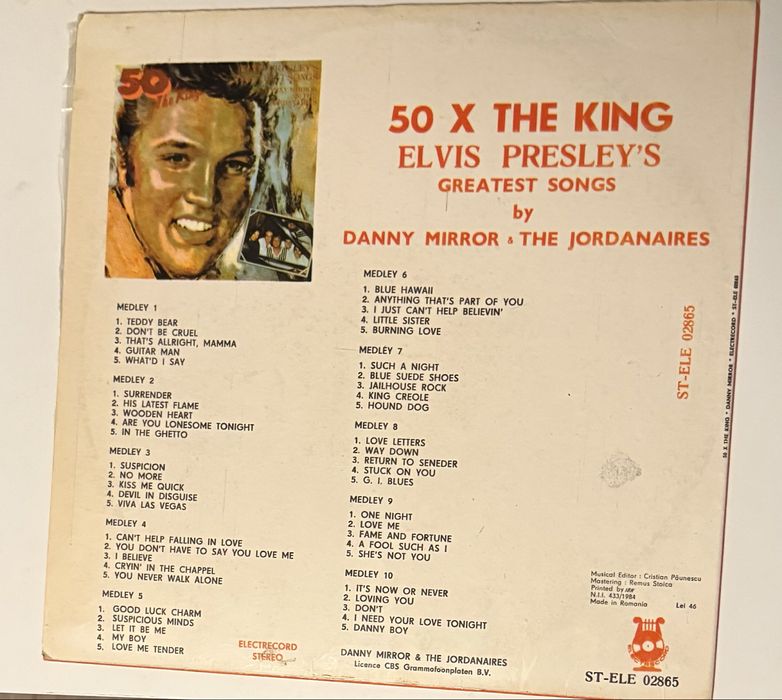 Elvis Presley's Greatest Songs vinil