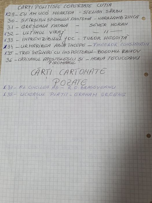 Cărți polițiste deosebite