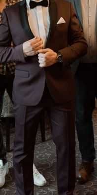 Smoking Slim Visiniu si Rever Negru nr. 52