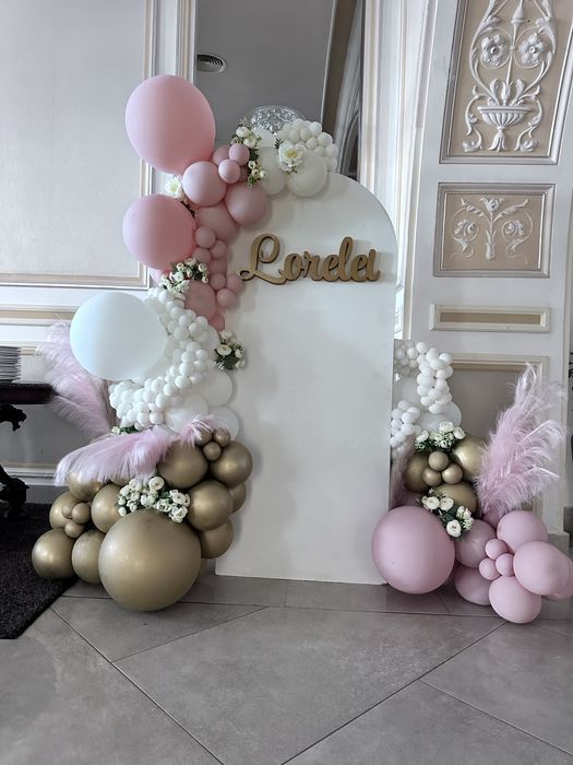 Decor baloane Nunta Botez Majorat