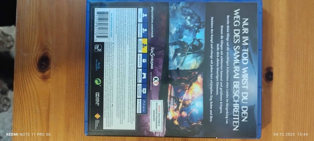 PS4 NIOH Нинжа Игра за PlayStation