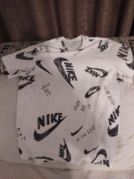 Nike Just Do It тениска - Бяла