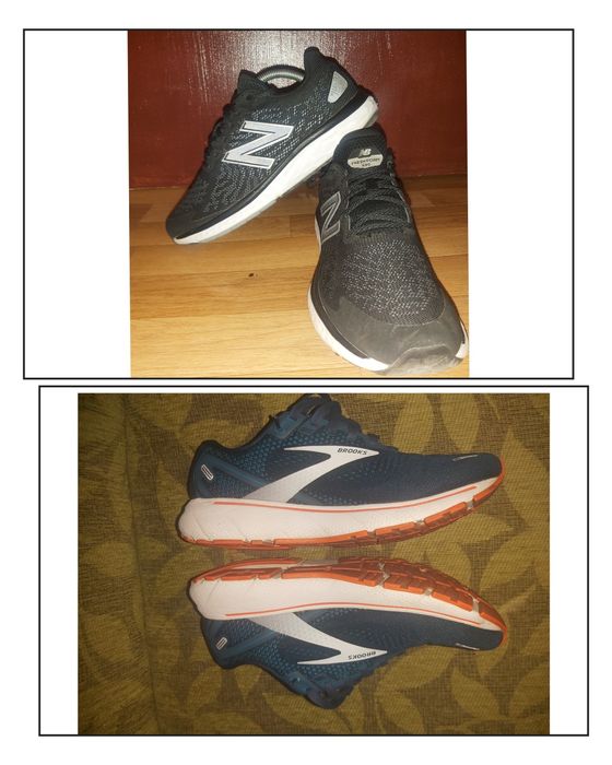 Маратонки New Balance и Brooks