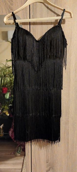 Рокля с ресни M/L