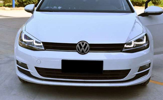 Pleoape pentru faruri NEGRE / ALBE – VW Golf 7