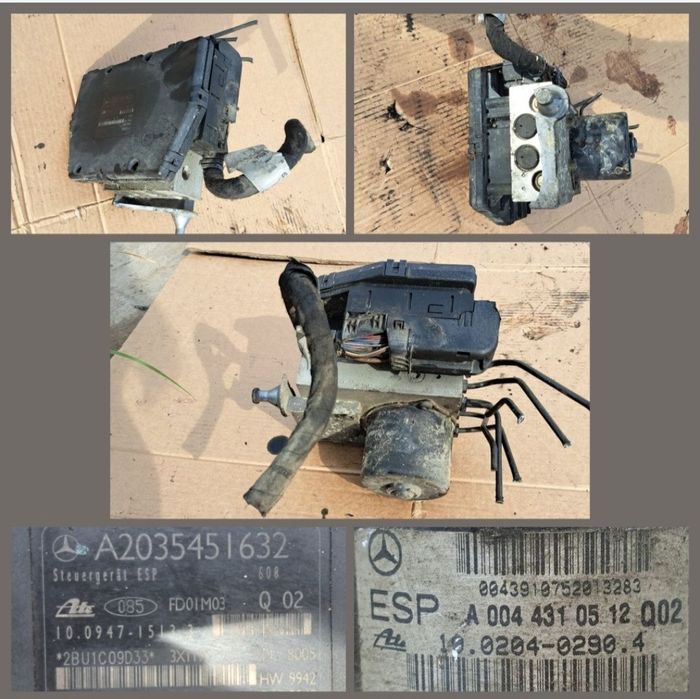 Piese anexe motor mercedes 2.2 cdi w203 electromotor turbina EGR