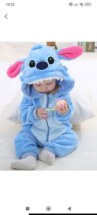 Кигуруми стич. Наряд на новый год. Комбинезон