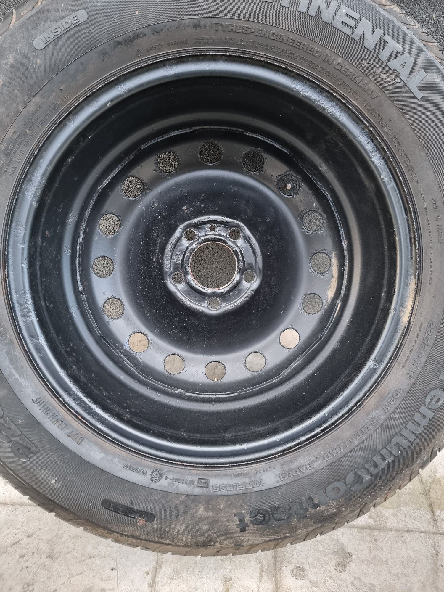 Гума с джанта 225/60/16 Continental