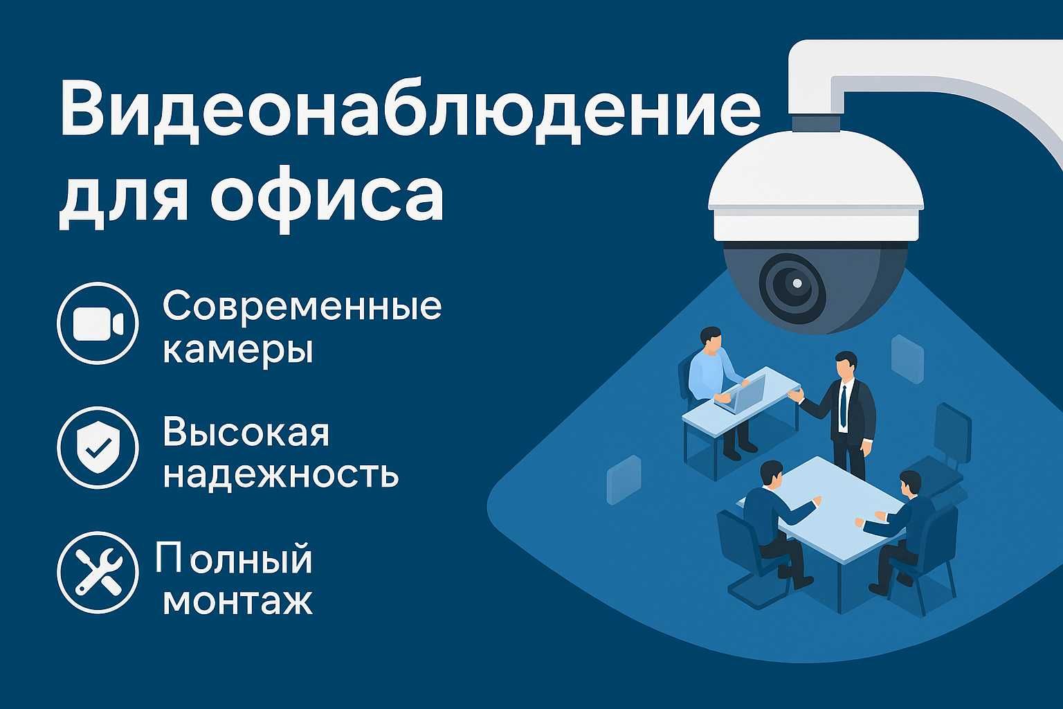 Видеонаблюдение в офис "ПОД КЛЮЧ" — Надёжность, Контроль, Спокойствие!