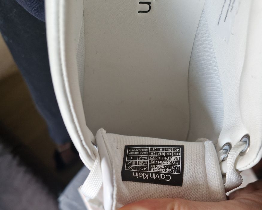 Calvin Klein дамски кецове  обувки кожа