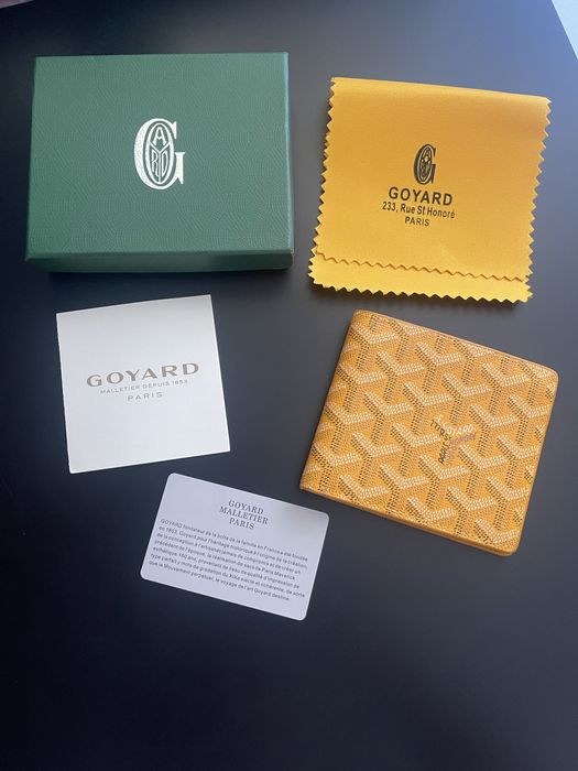 Portofel Goyard Galben