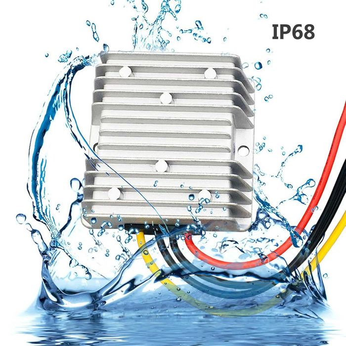 DC 12V/24V към 5V 30A 150W водоустойчив преобразувател на напрежение