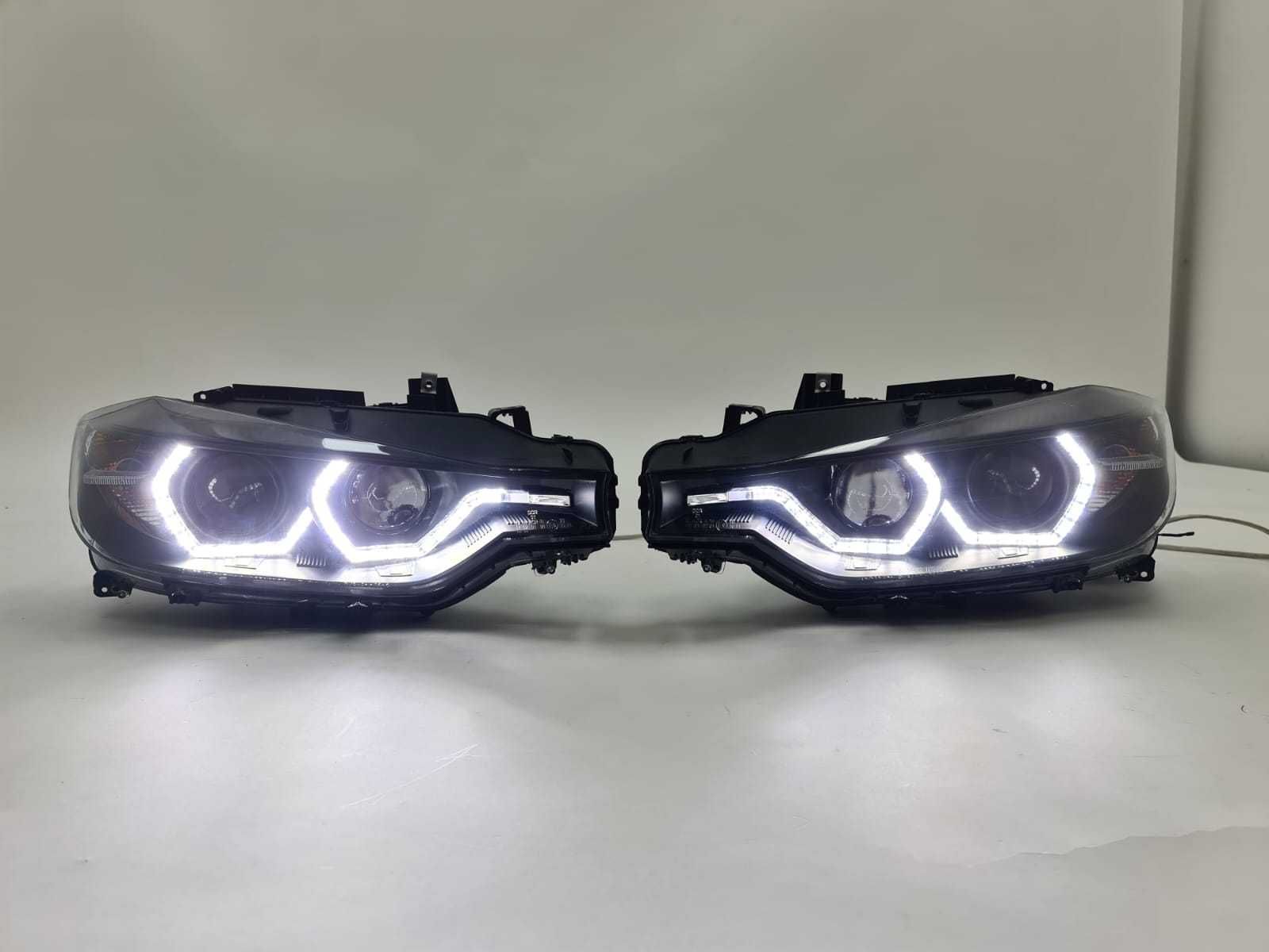 6. Faruri LED pentru BMW Seria 3 F30 M3-Look Montaj Gratuit Garantie